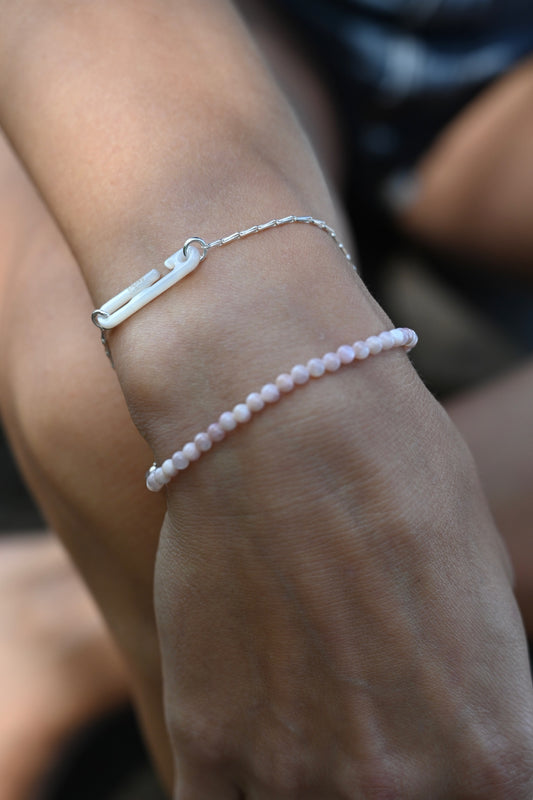 Pink Lustrum Bracelet
