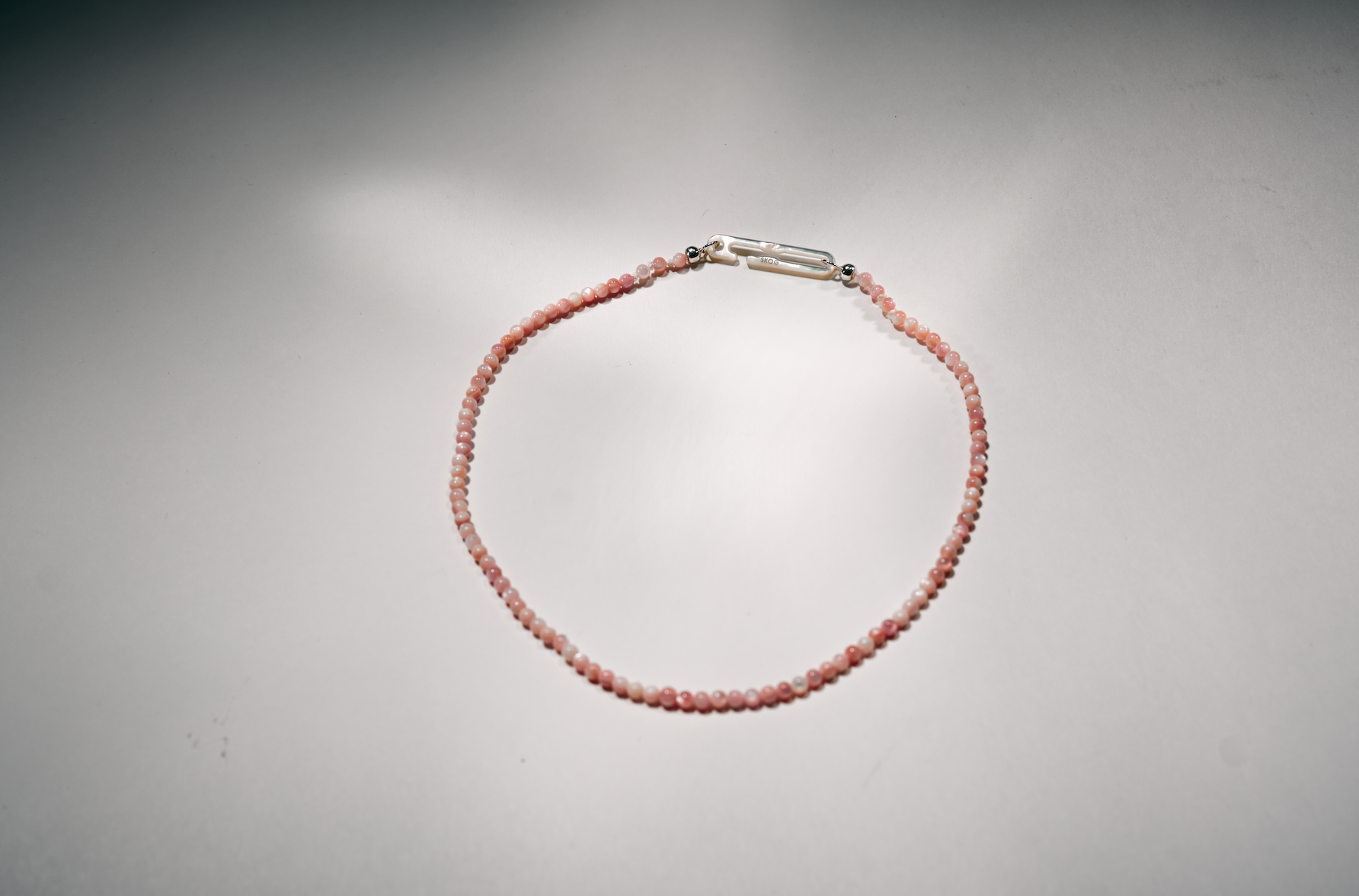 Pink Lustrum Necklace